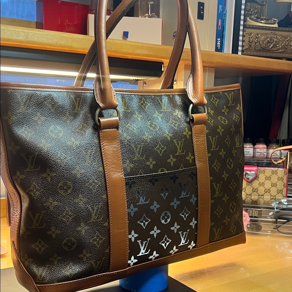 Louis Vuitton Brown Monogram Canvas Tote